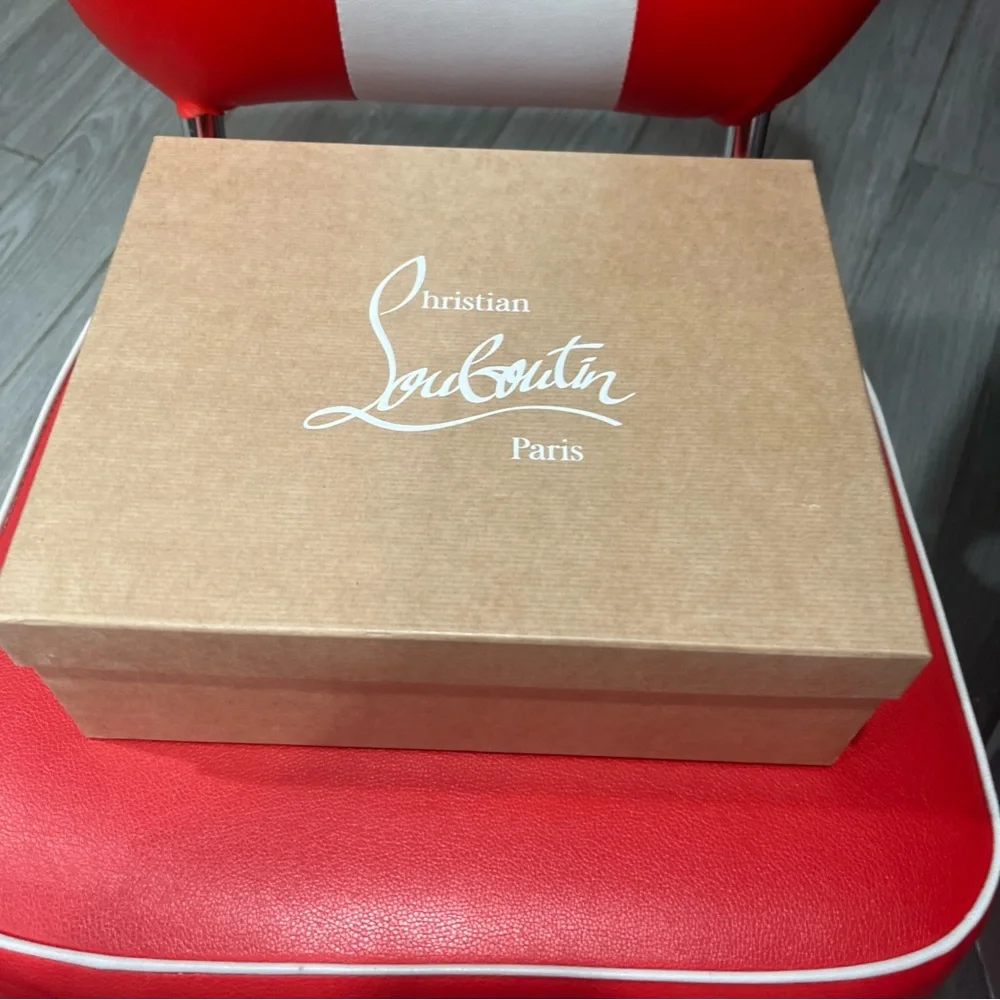 Christian Louboutin 12x10x4”s Box Tissue And Dust Bag - Picture 2 of 3